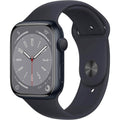 Apple Watch Series 8 (GPS 45 MM) – Boîtier en aluminium minuit avec bracelet sport minuit (Reconditionné)