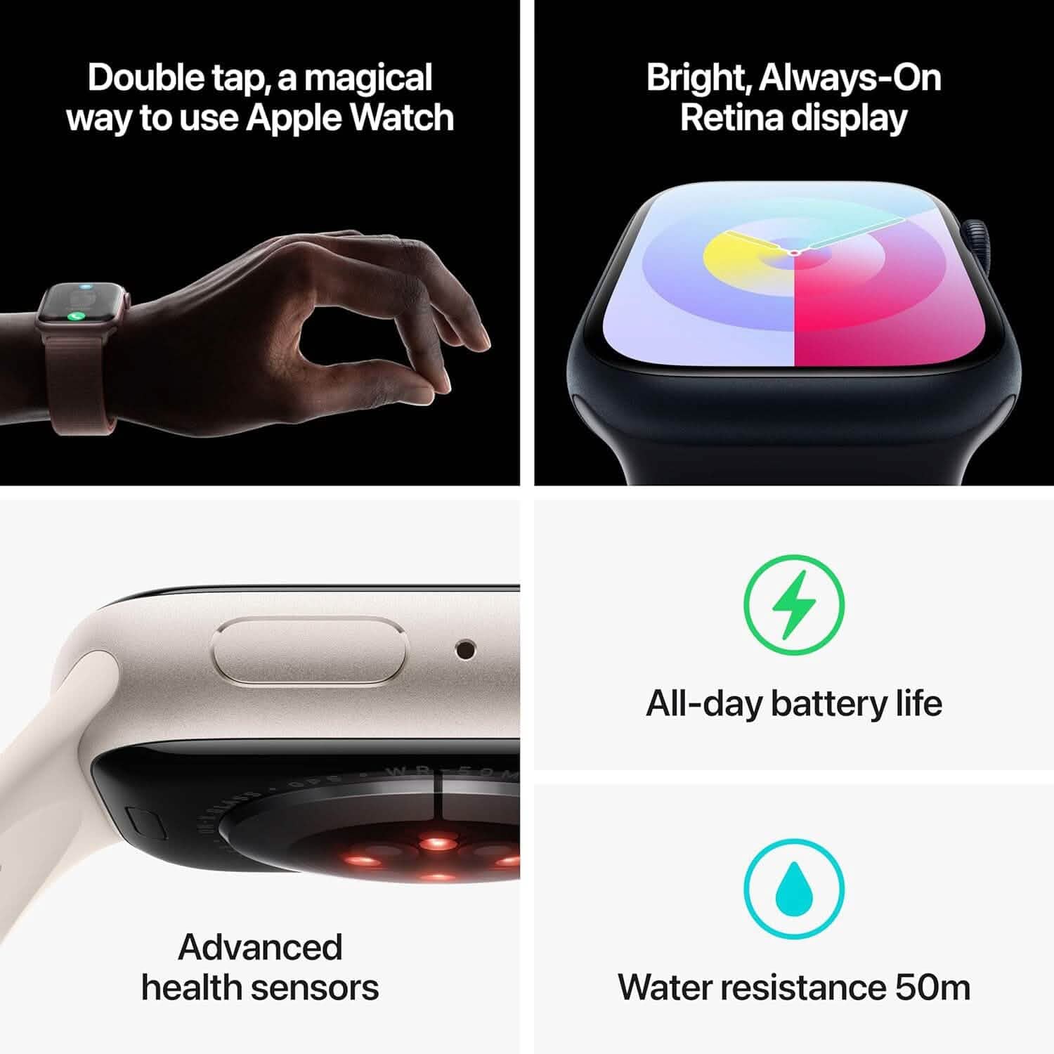 Apple Watch Series 9 GPS 41MM Smartwatch (Refurbished)