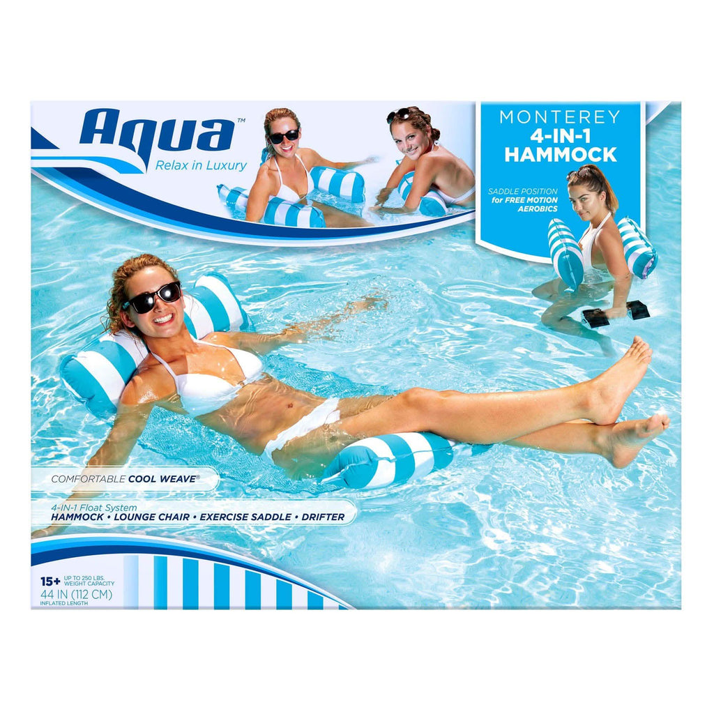 Aqua Leisure 4-en-1 Monterey Hamac Flottant de Piscine