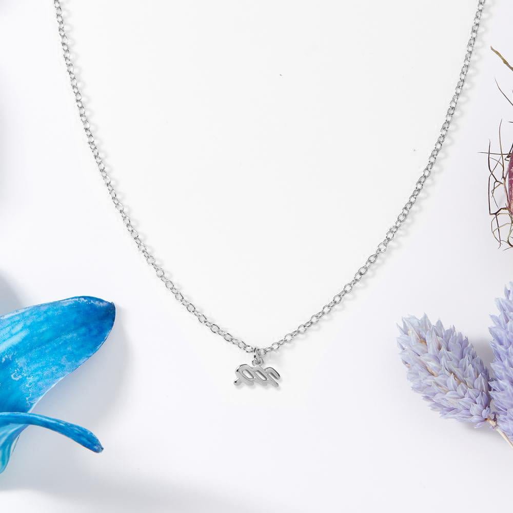 Aquarius Zodiac Deity Necklace
