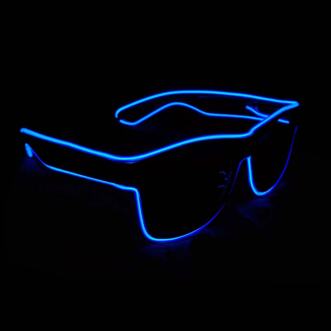 Lunettes de fête fluo Aquat Light up EL Wire