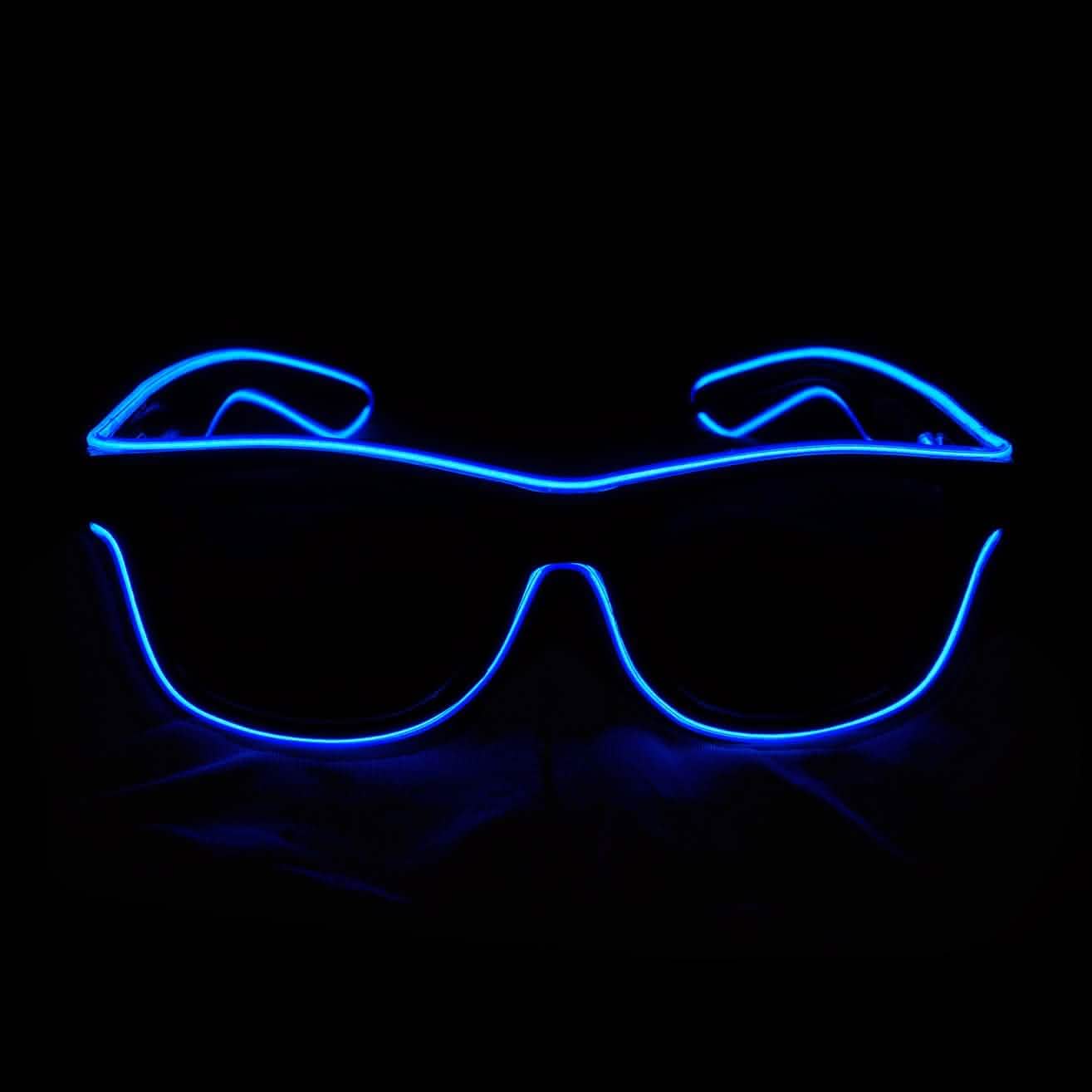 Lunettes de fête fluo Aquat Light up EL Wire
