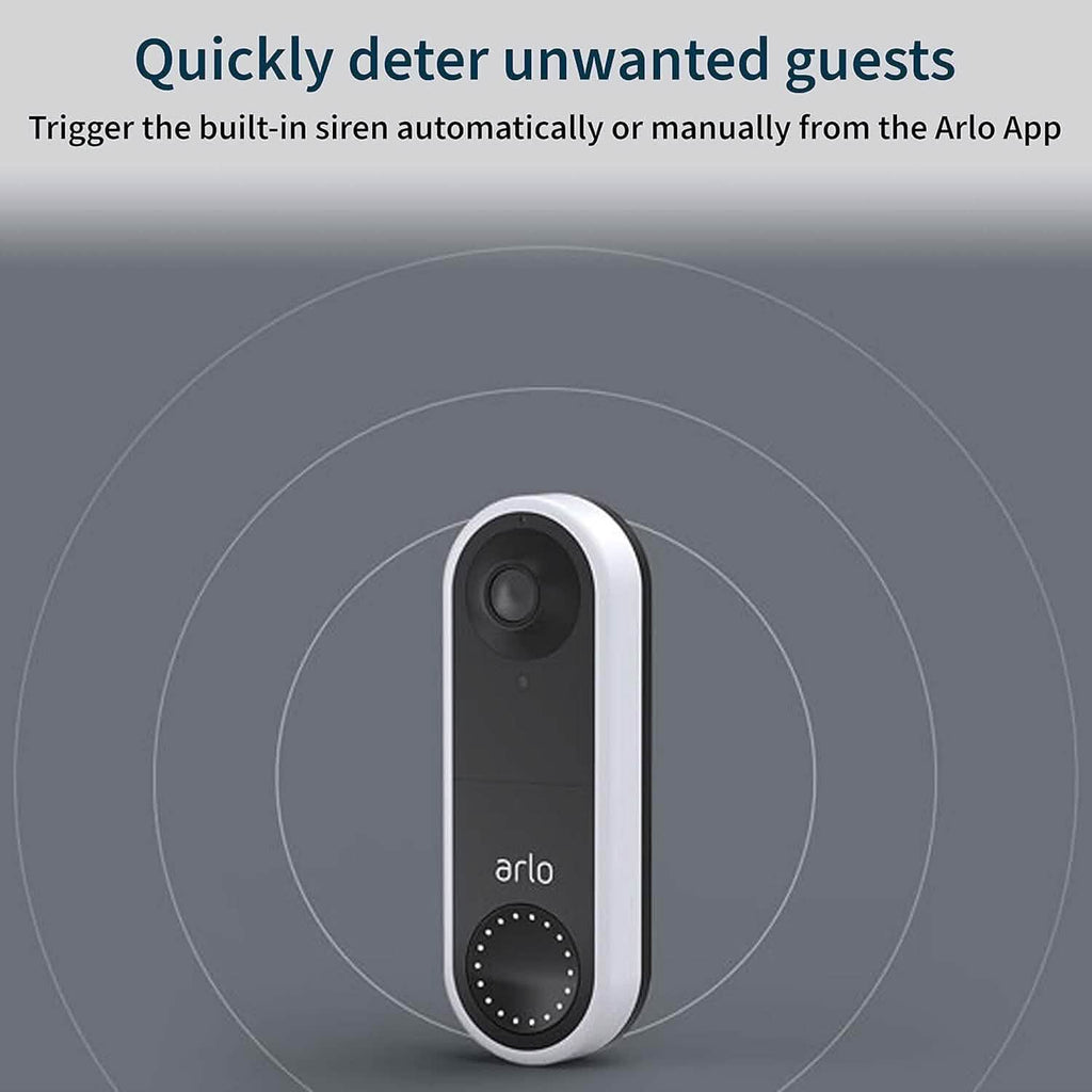 Arlo Essential Wired Video Doorbell  (Refurbished)