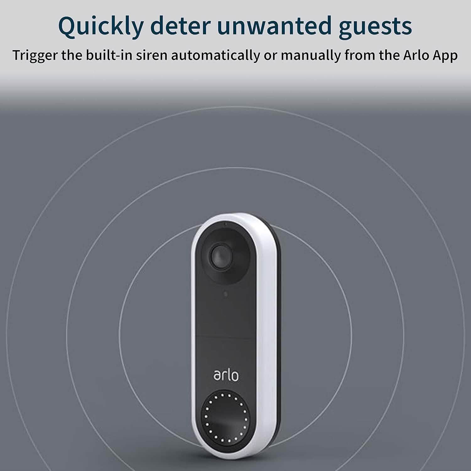 Arlo Essential Wired Video Doorbell  (Refurbished)