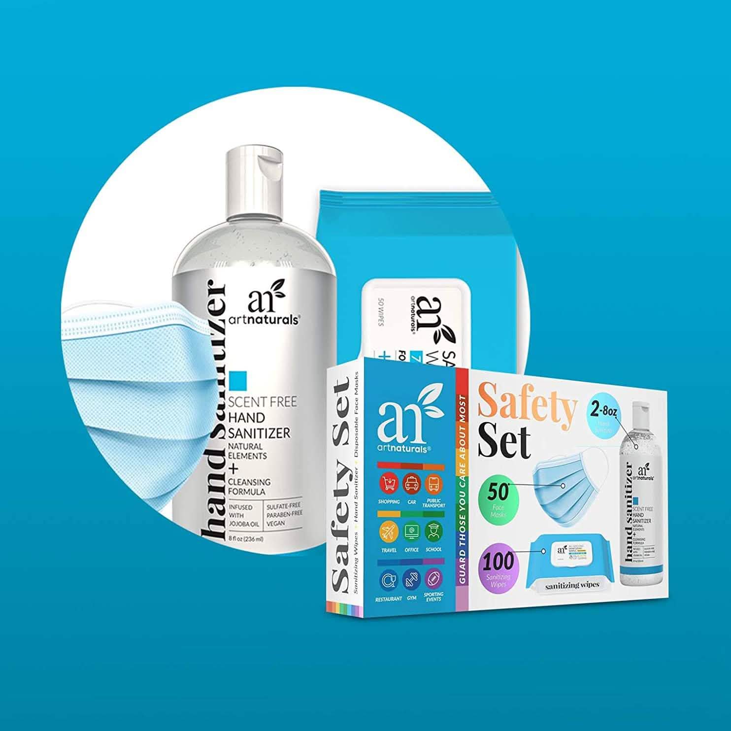 Art Naturals Kit de protection individuelle désinfectant tout usage