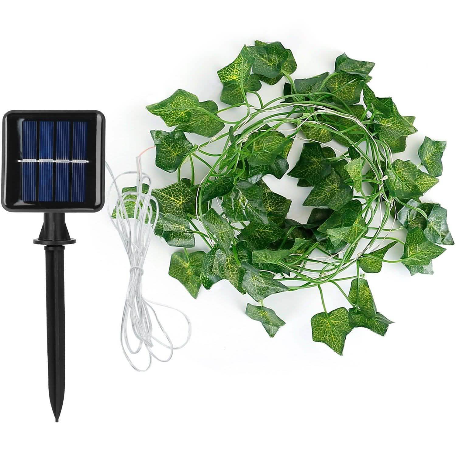 Guirlande Lumineuse de Feuilles de Lierre Artificiel