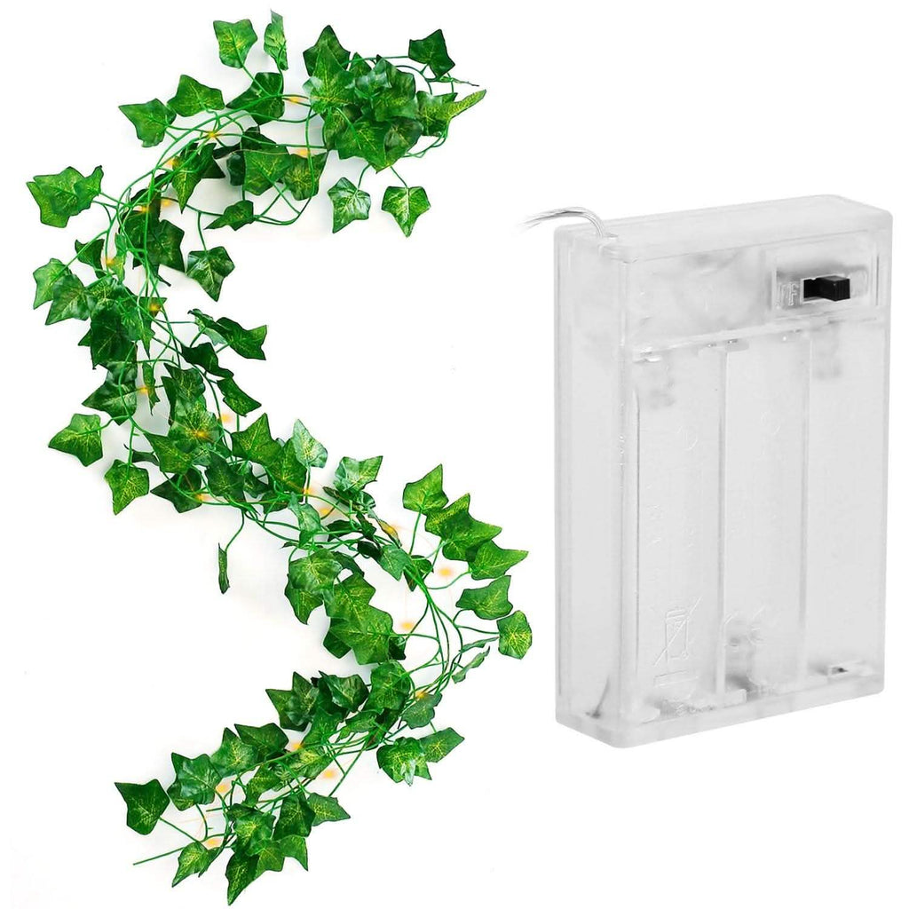 Guirlande Lumineuse de Feuilles de Lierre Artificiel