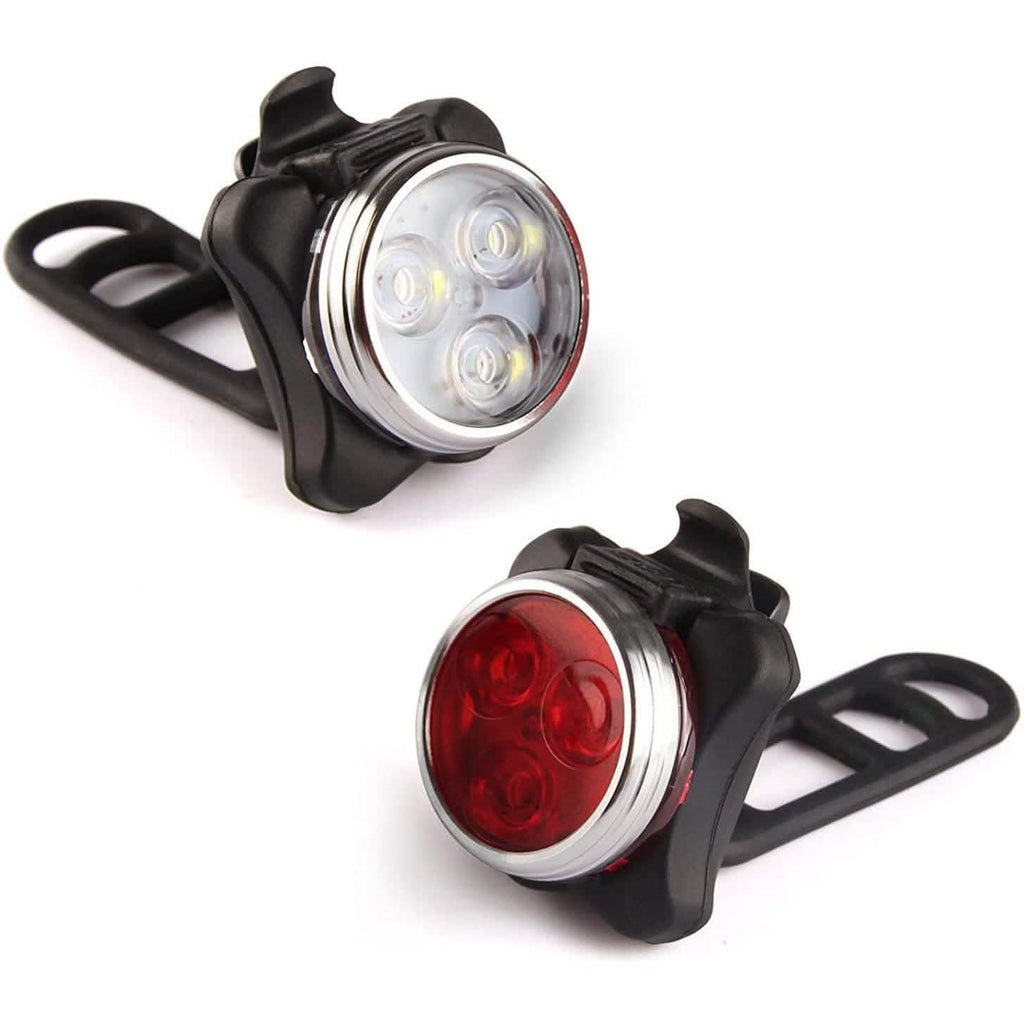 Ensemble de lampes de vélo rechargeables USB Ascher