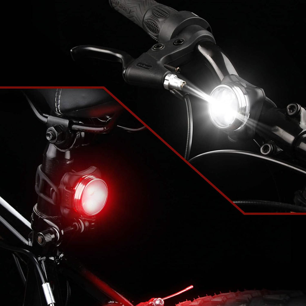 Ensemble de lampes de vélo rechargeables USB Ascher