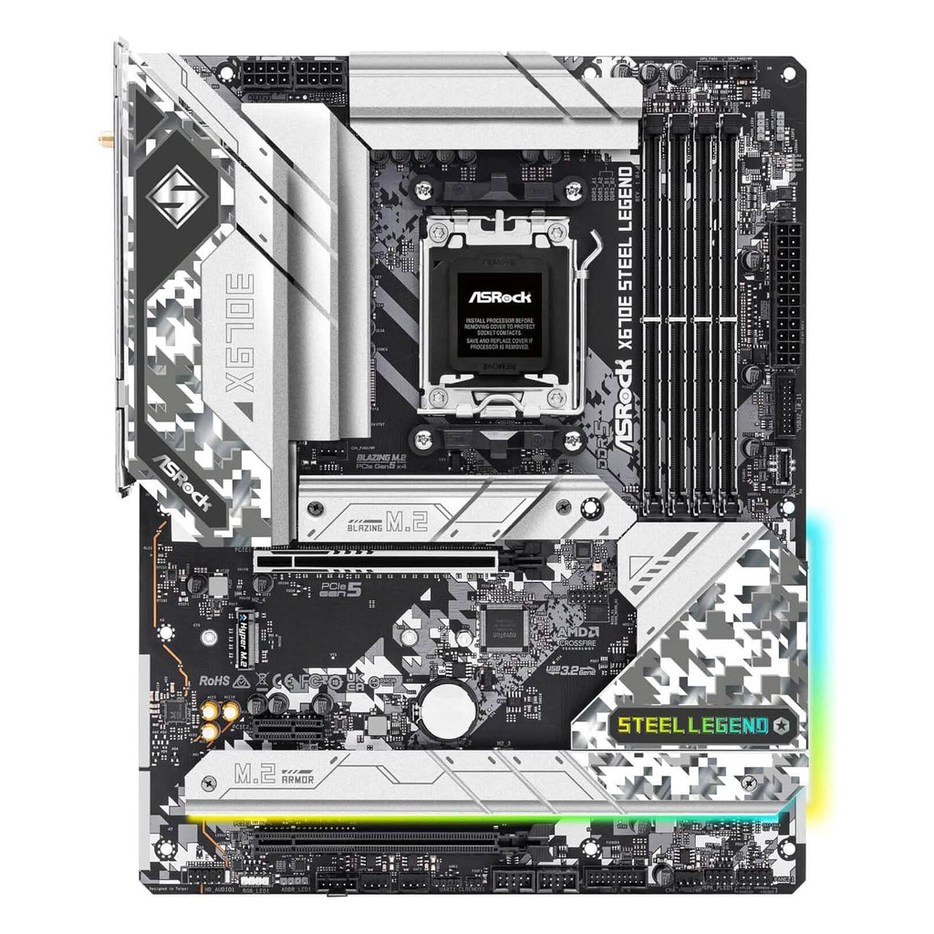 Carte mère ASRock X670E Steel Legend compatible AMD AM5 Ryzen (Reconditionnée)