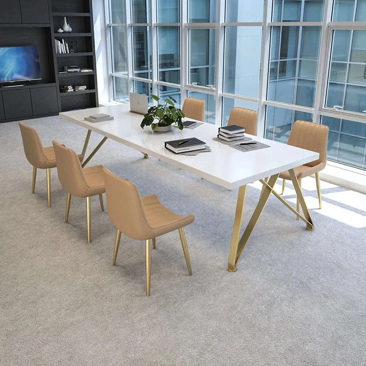 Astrid · White Collaborative Meeting Table