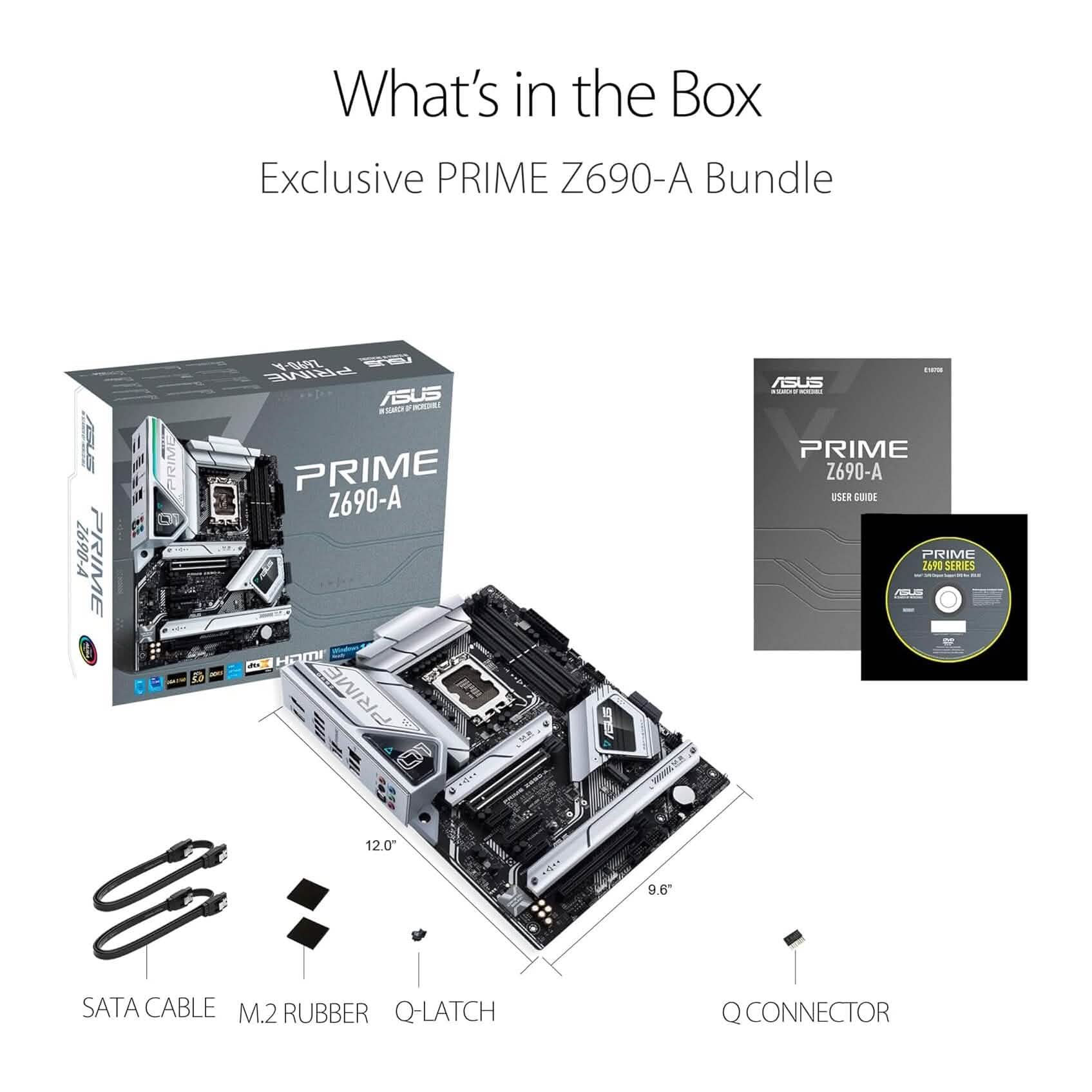 ASUS Prime Z690-A LGA 1700 Intel 12th ATX Motherboard  (Refurbished)
