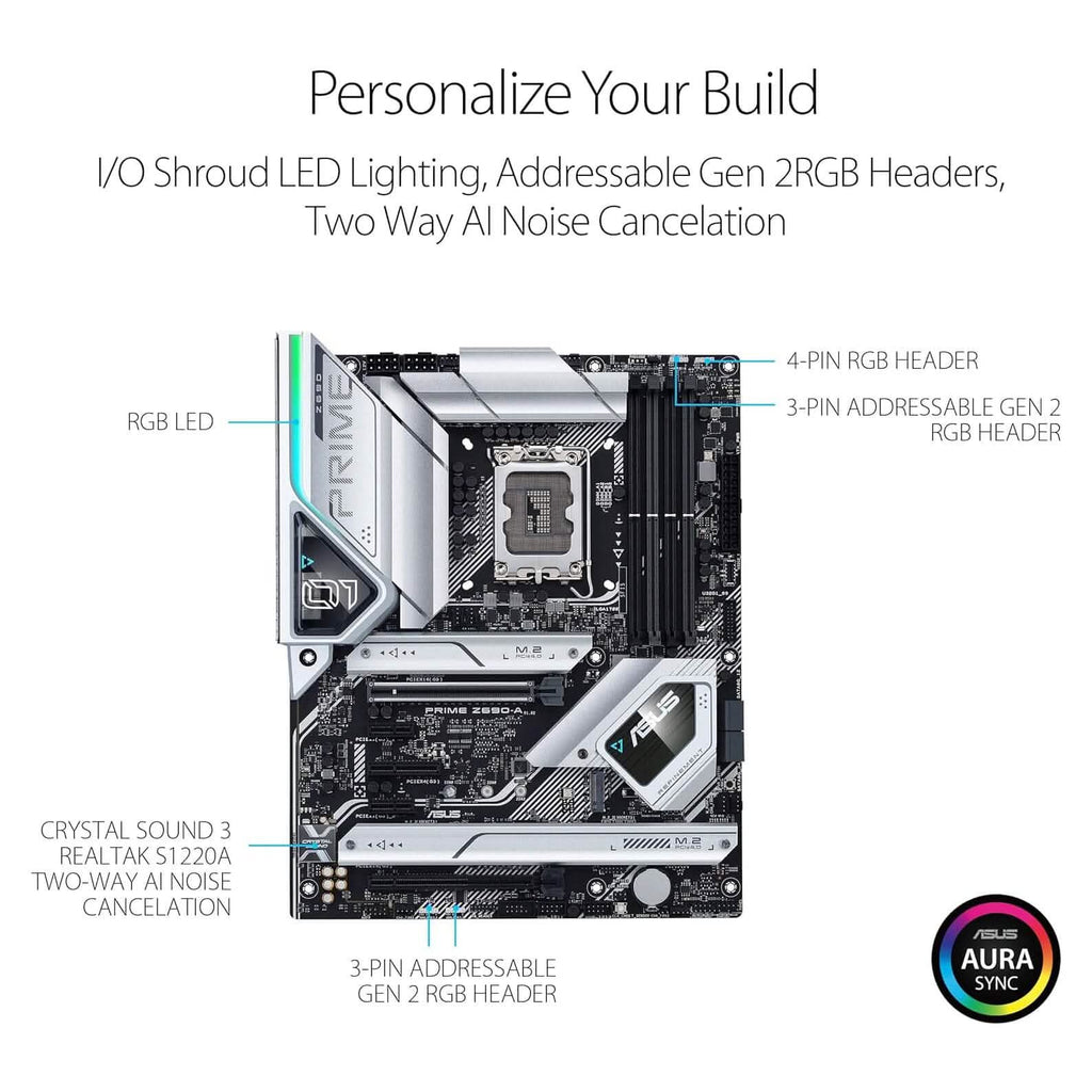 ASUS Prime Z690-A LGA 1700 Intel 12th ATX Motherboard (Refurbished)