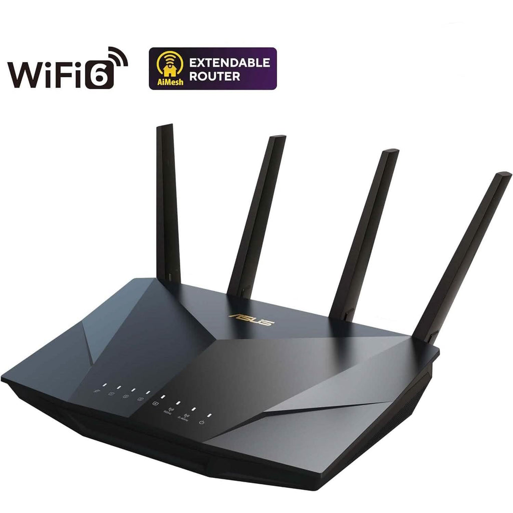 ASUS RT-AX5400 VPN WiFi 6 Extendable Router Dual Band (Refurbished)