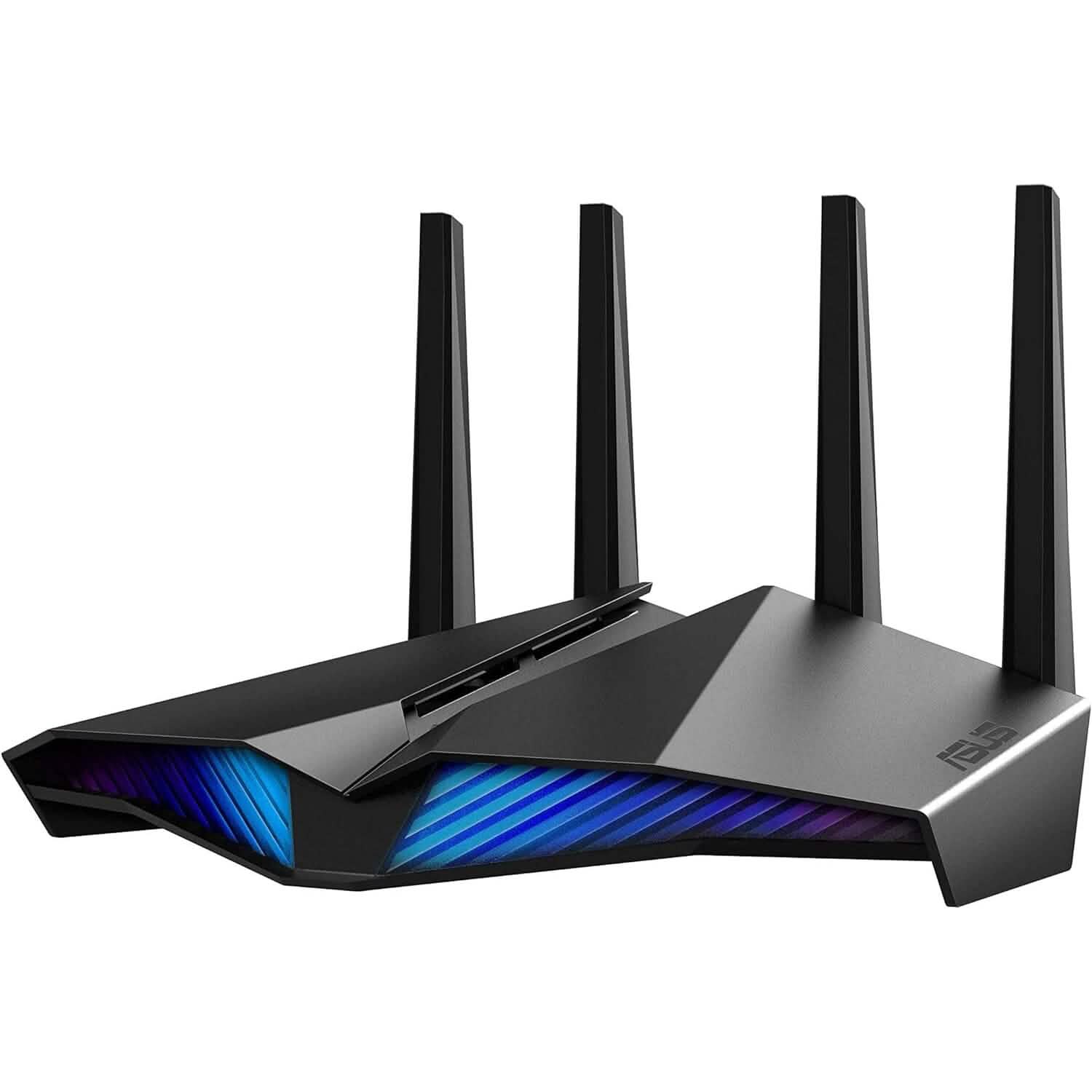 ASUS RT-AX82U AX5400 デュアルバンド WiFi 6 ゲーミングルーター、ゲーム加速、メッシュ対応、専用ポート、モバイルブースト、MU-MIMO、Aura RGB（リファービッシュ品）