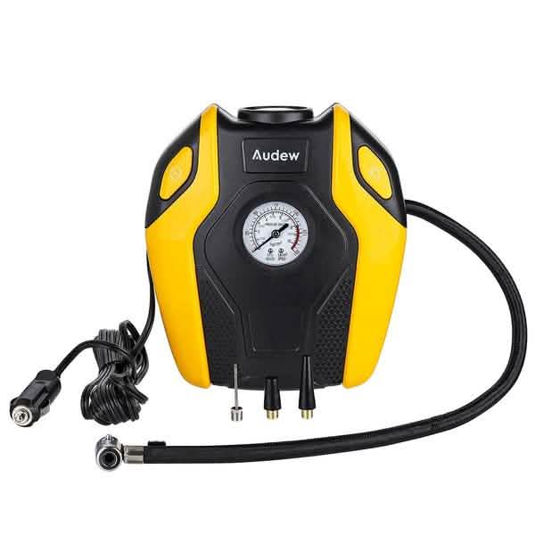 Audew 150W ポータブルエアコンプレッサーポンプ
