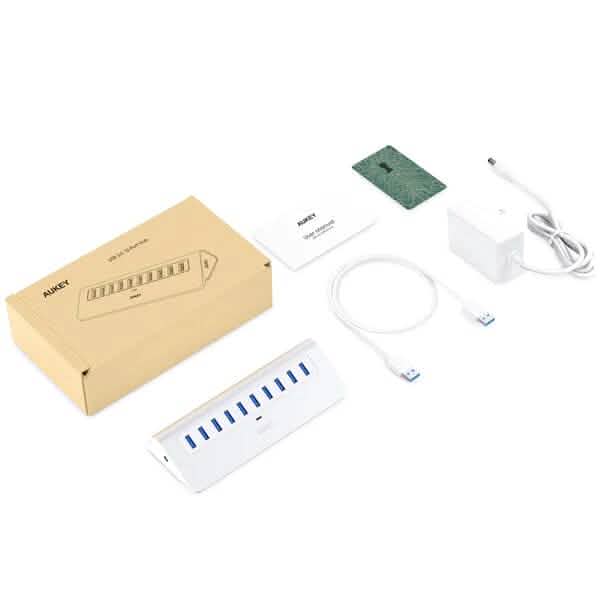 Hub USB 3.0 Aukey CB-H6 à 10 ports