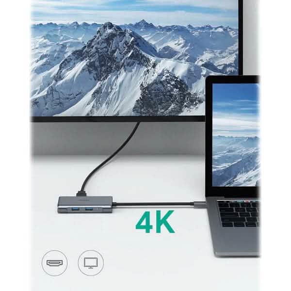 Concentrateur USB-C 6-en-1 Aukey