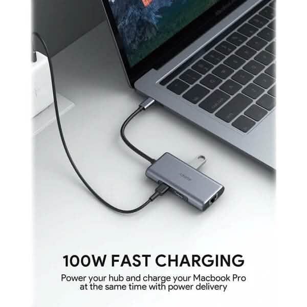 Concentrateur USB-C 6-en-1 Aukey