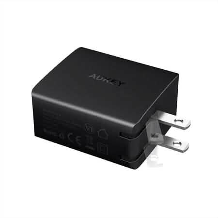 Aukey AMP Wall Charger Dual Port 4.8A USB Charger