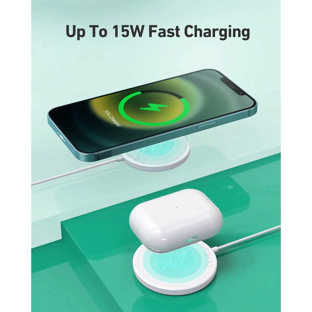 Aukey LC-A1 Aircore ワイヤレスチャージャー 15W 磁気 Qi認証