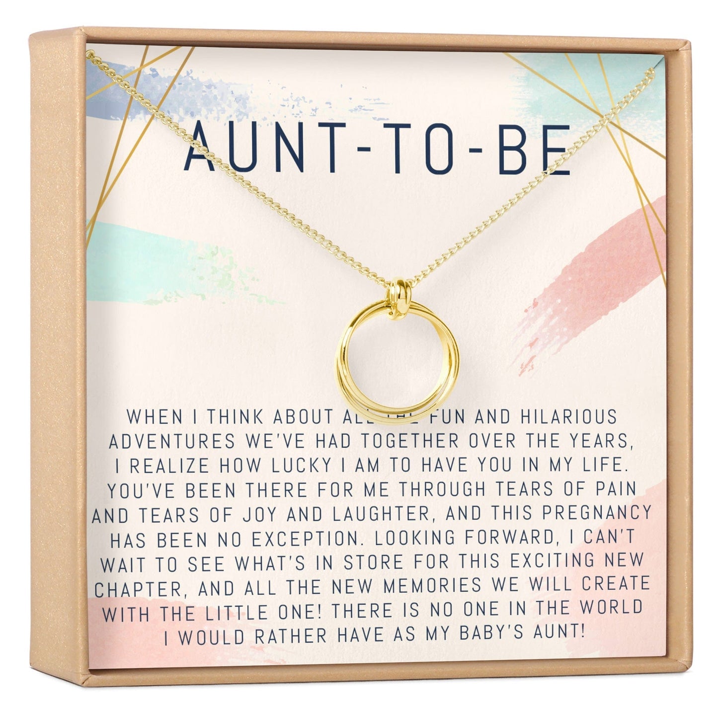Aunt to Be Necklace, Multiple Styles Necklace