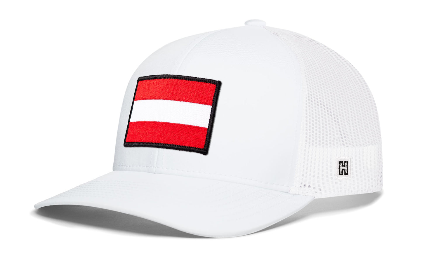 Austria Flag Trucker Hat  |  Austrian Snapback
