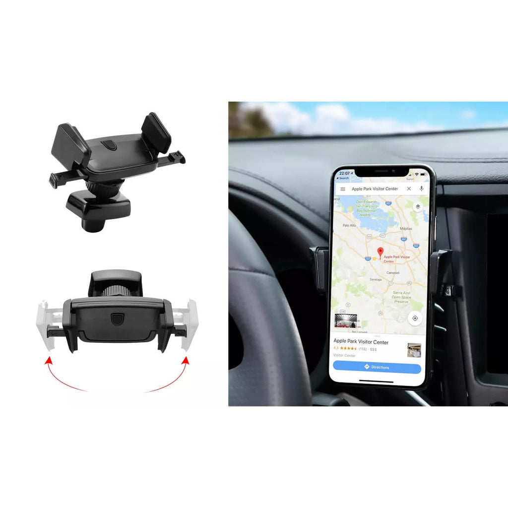 Support de téléphone universel pour voiture à grille d'aération automatique pour smartphones