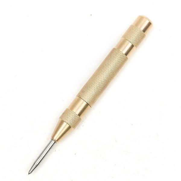 Automatic Center Pin Punch Strike Spring Loaded Marking Starting Holes Tool
