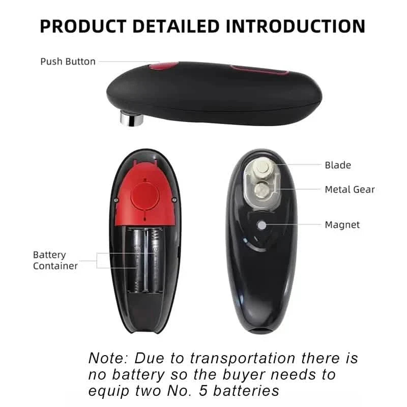 Automatic Jar Opener Electric, Safe & Easy to Use