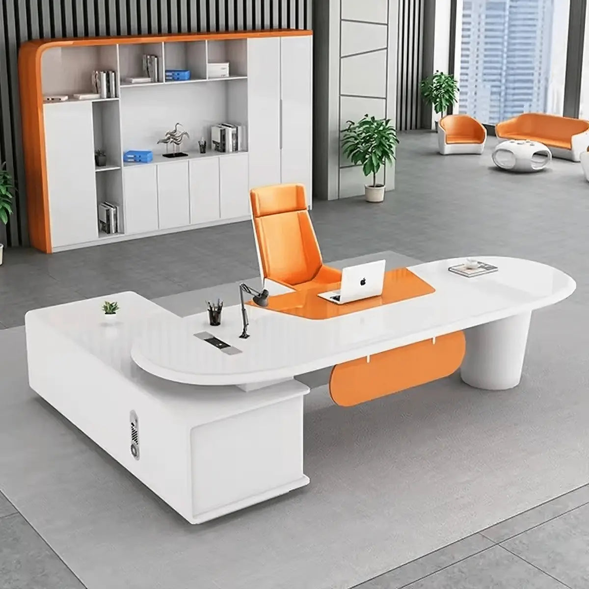 Gauss · L-Shaped Executive Desk