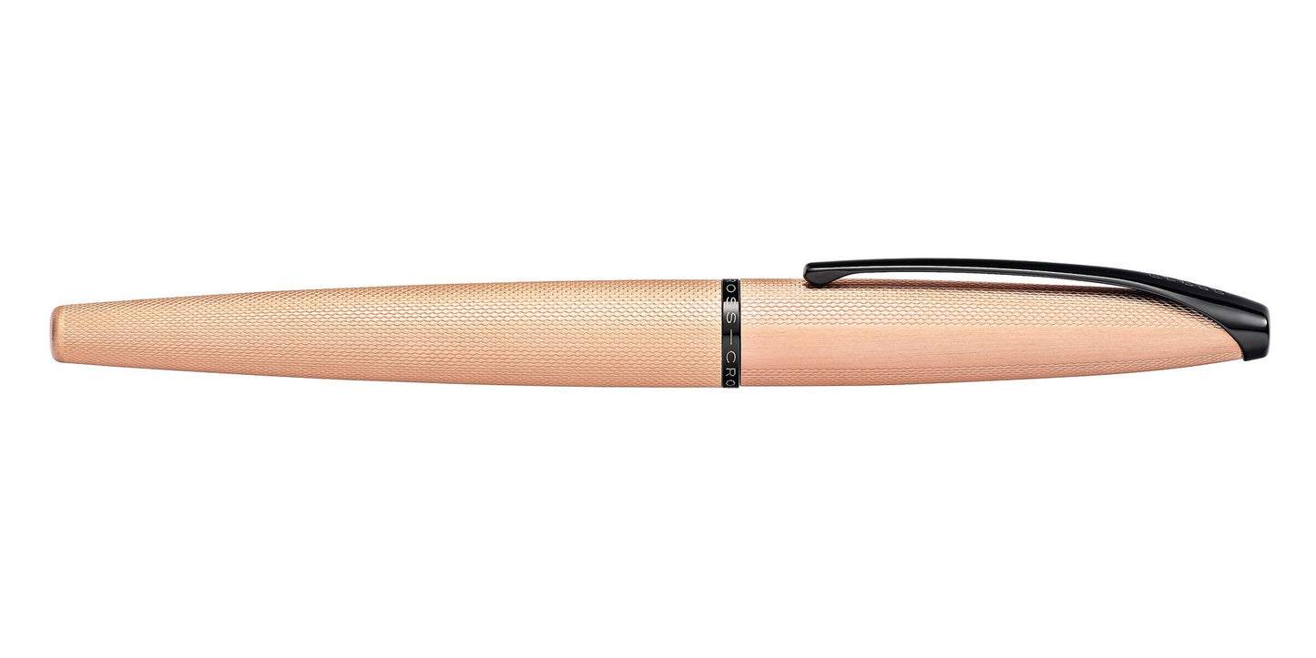 ATX® Brushed Rose Gold Rollerball Pen