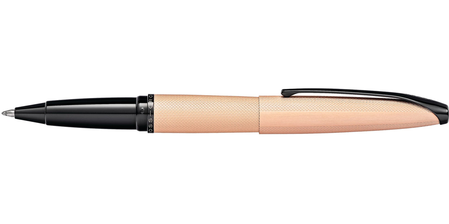 ATX® Brushed Rose Gold Rollerball Pen