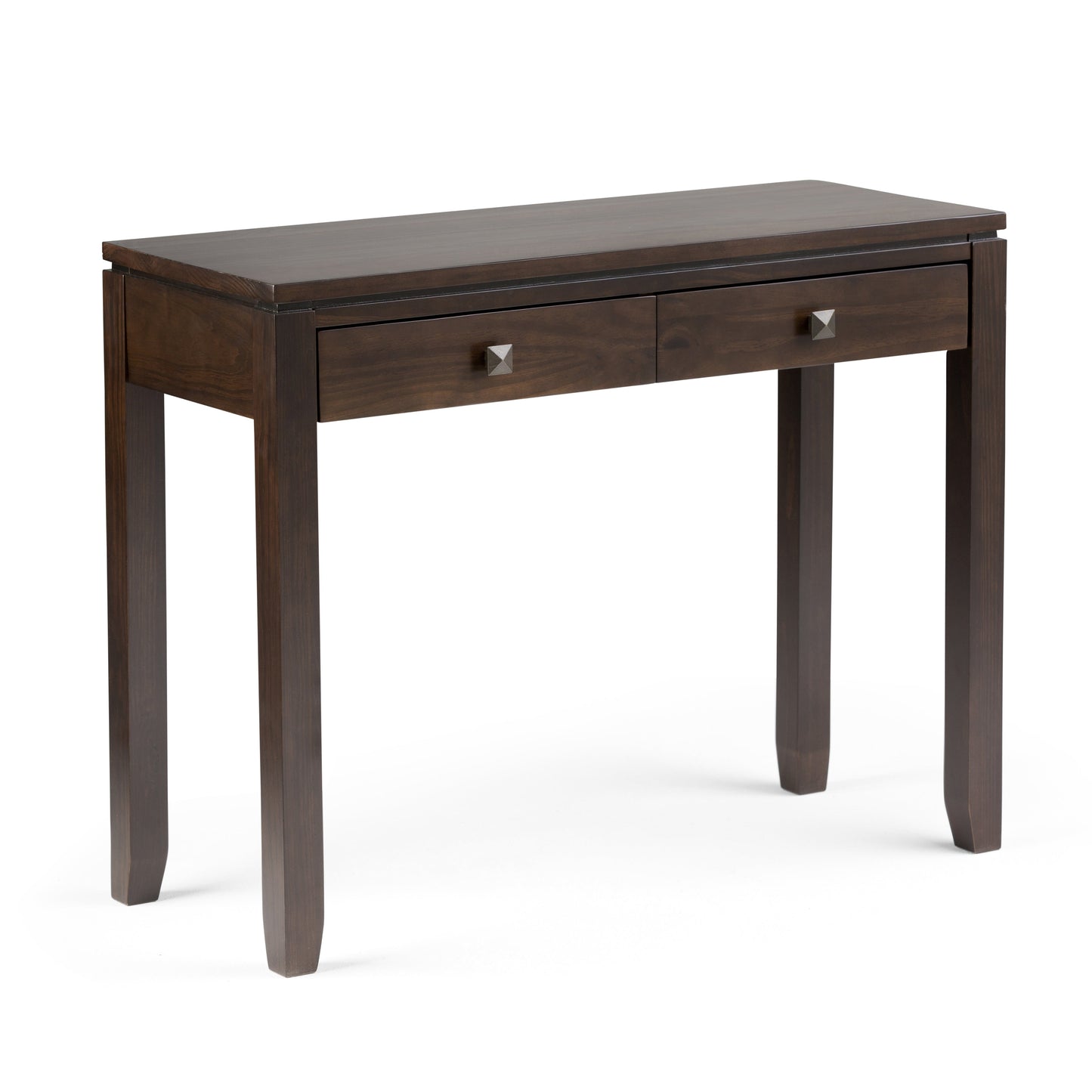 Cosmopolitan 38 Inch Wide Solid Wood Console Sofa Table in Mahogany