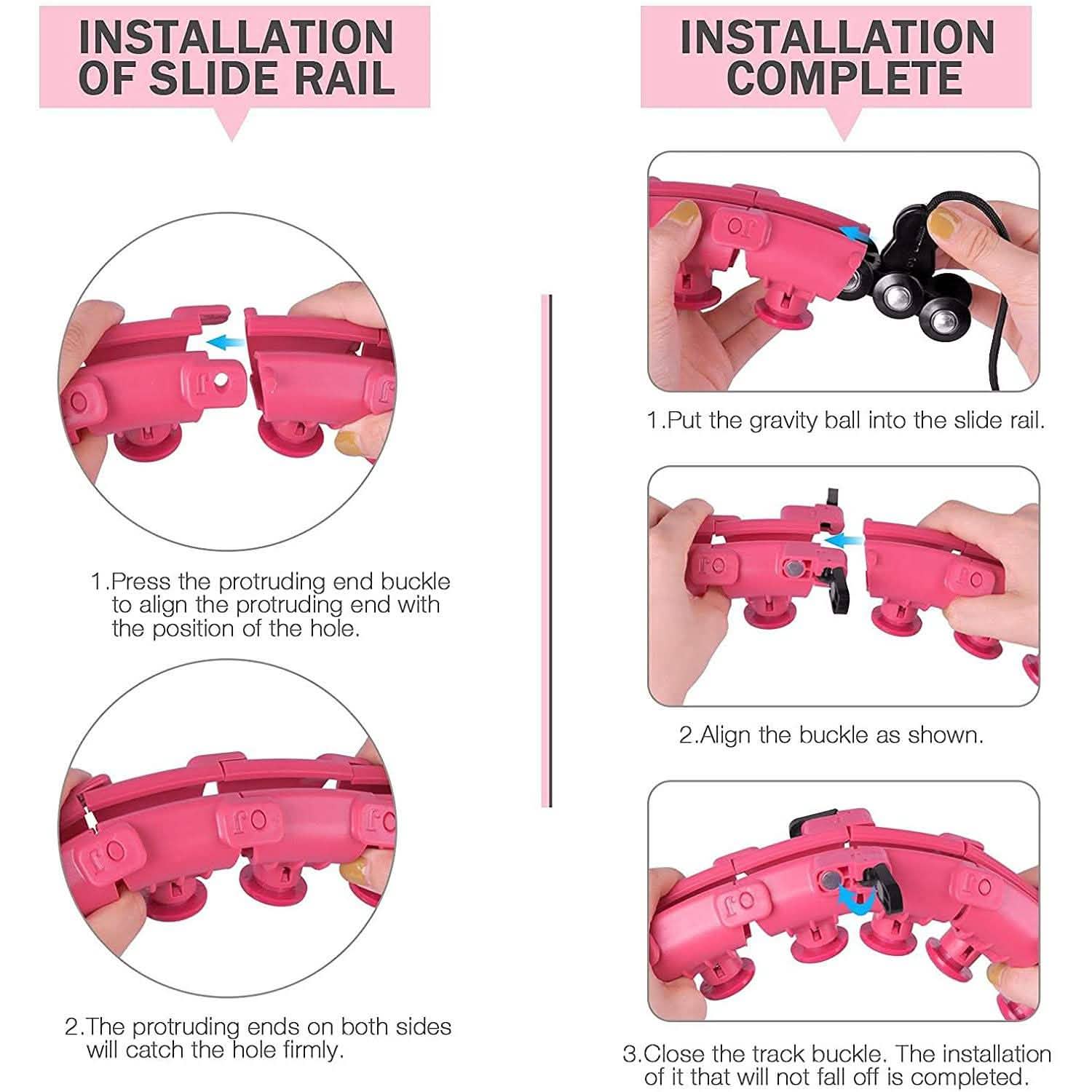 AZ GOGO Smart Hula Weighted Hoops