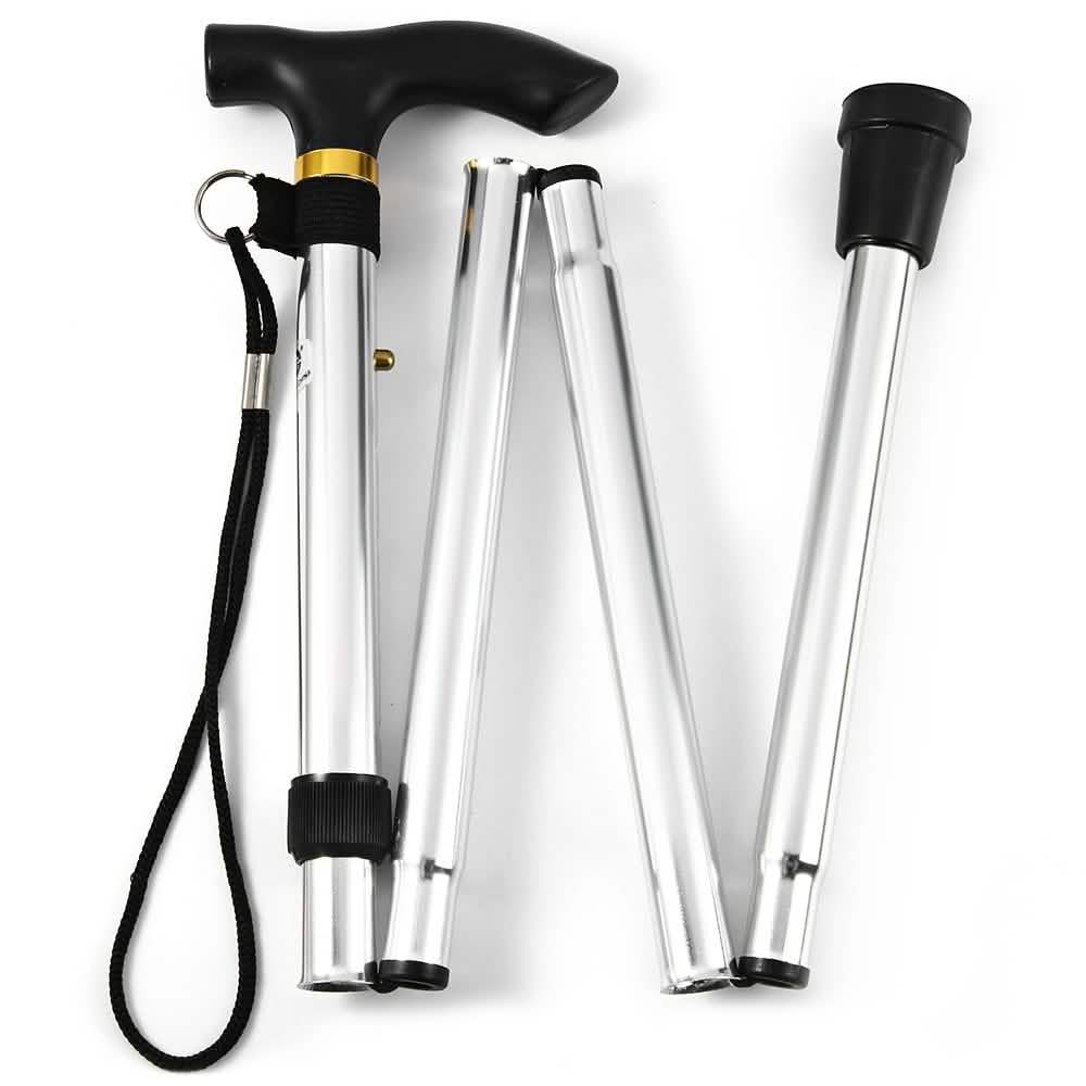 Canne de marche pliante en aluminium portable