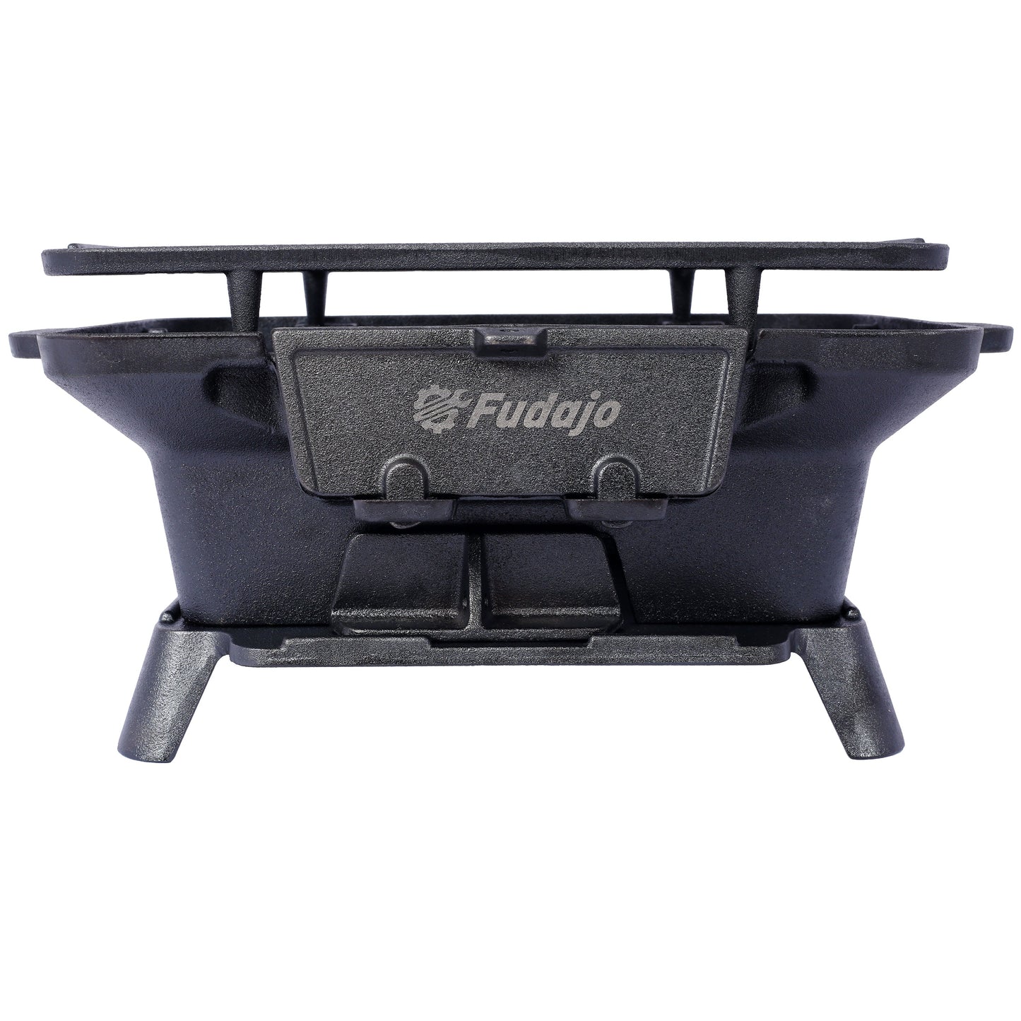 Oval Cast Iron Grill - Portable Outdoor Cooking