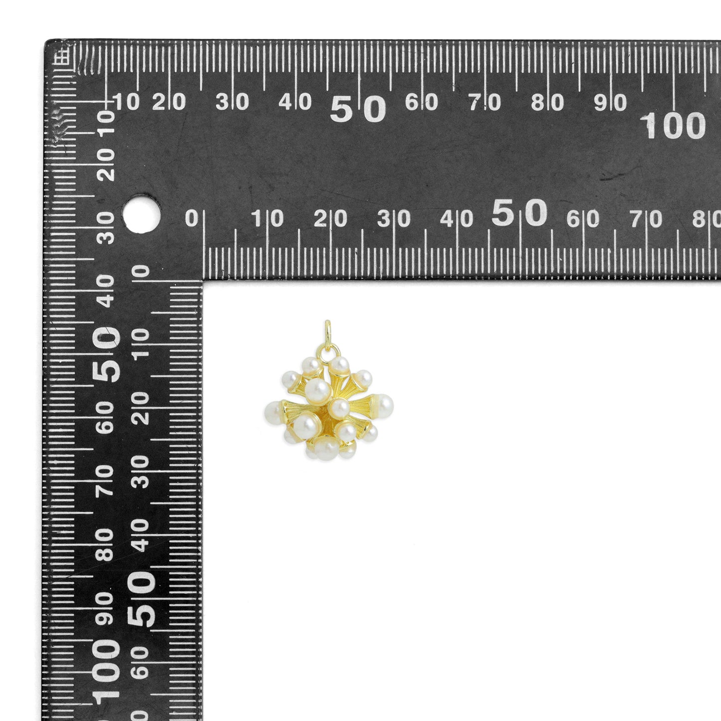 Mother of Pearl Flower Pendant, Sku#Y617