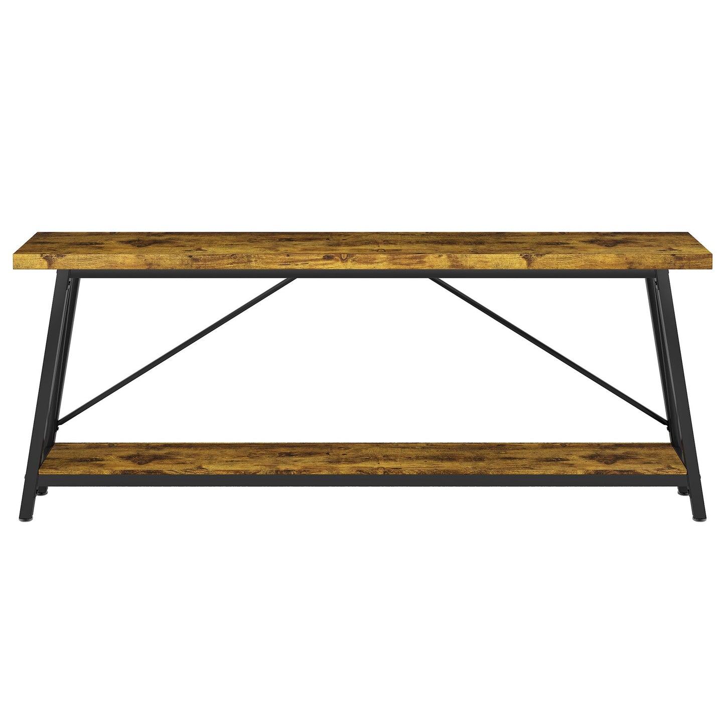 70.9" Extra Long Rustic Industrial Sofa Table