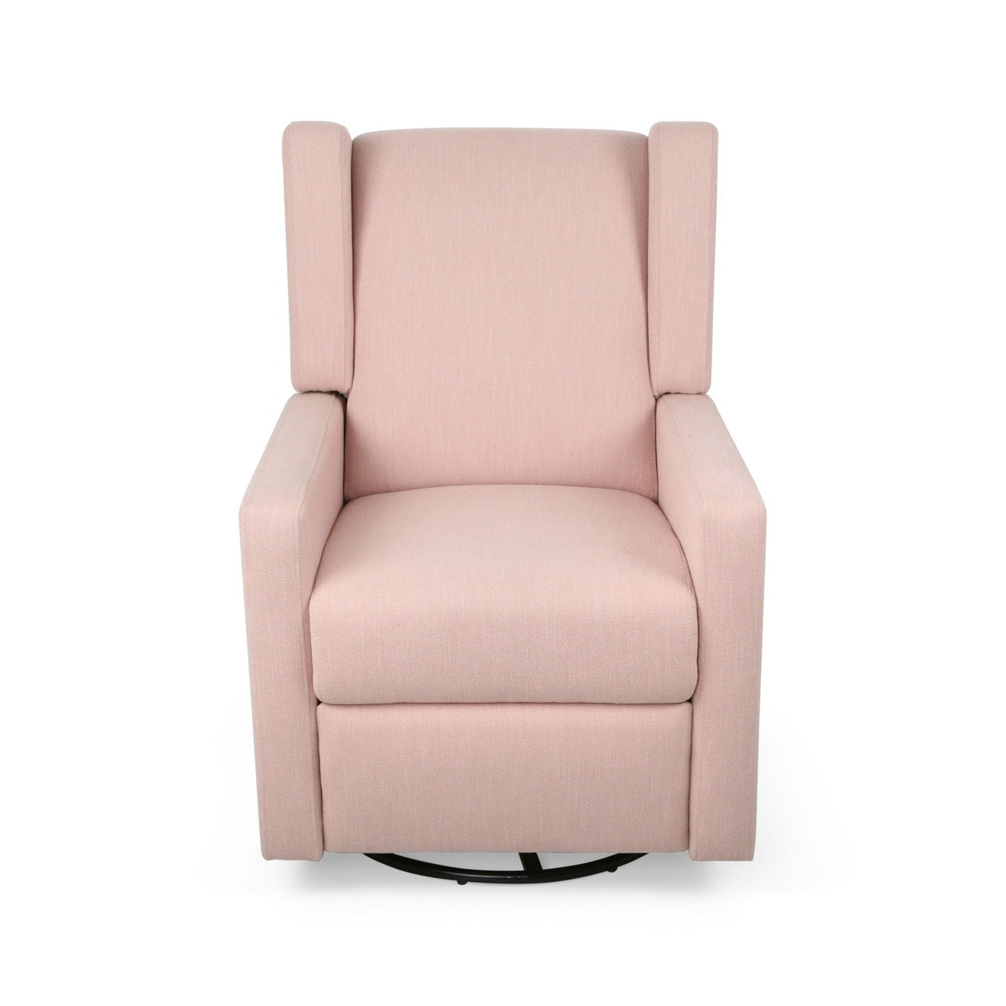 Landau Contemporary Fabric Upholstered Swivel Recliner