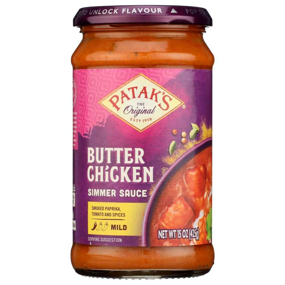 PATAKS: Butter Chicken Simmer Sauce, 15 oz