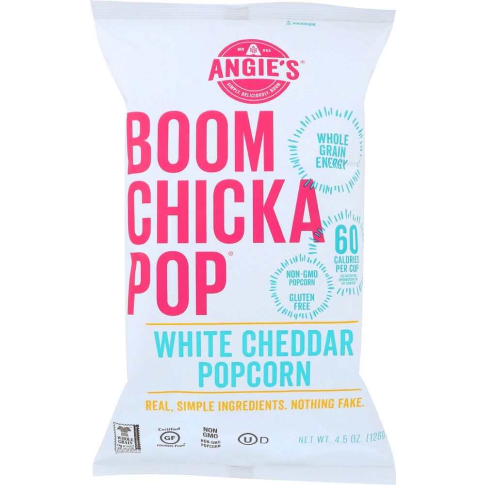 ANGIES: White Cheddar Popcorn, 4.5 oz