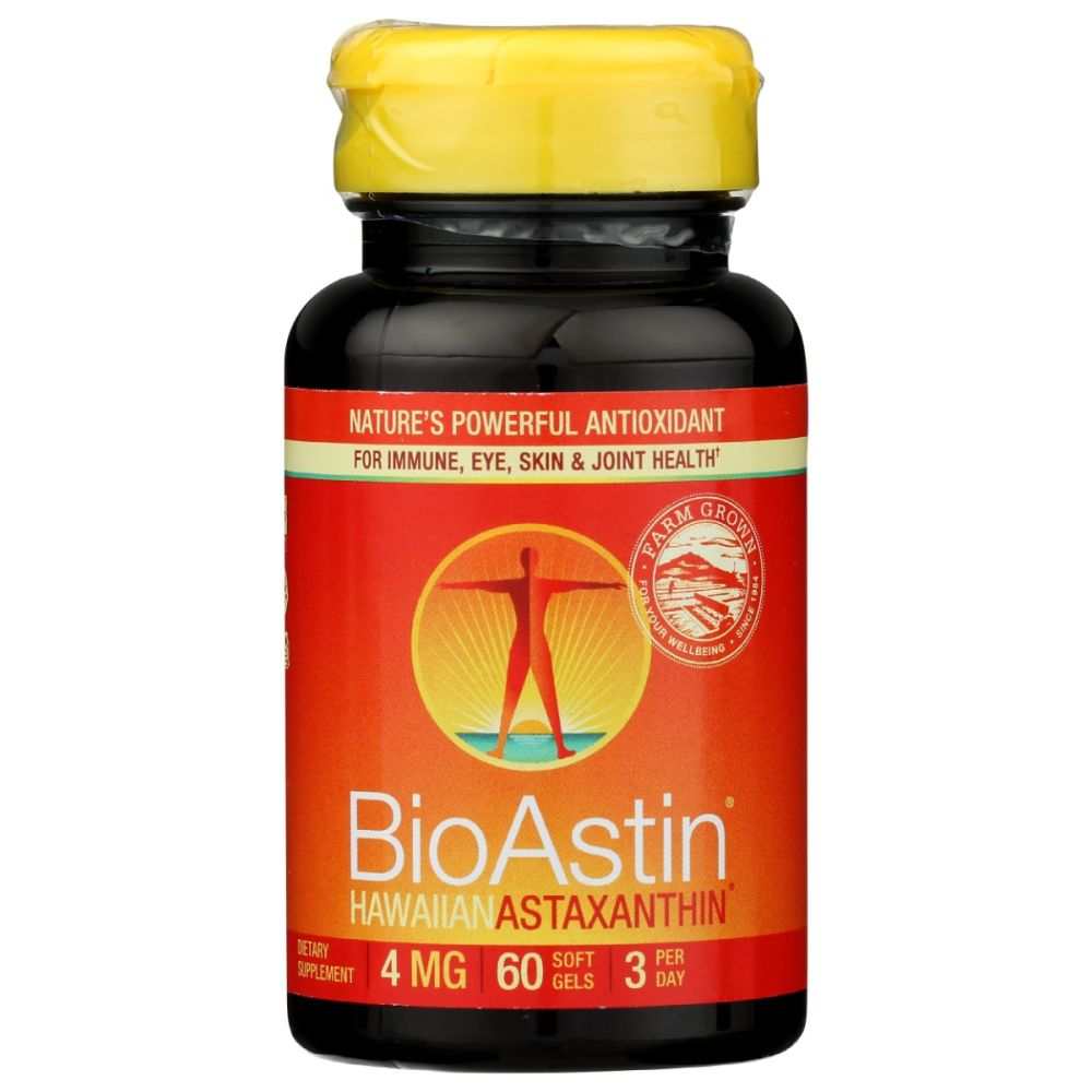 NUTREX: BioAstin Hawaiian Astaxanthin 4mg, 60 sg