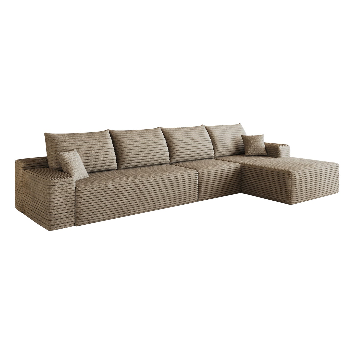 134" Cloud Sectional Couch with L-Shape Chaise