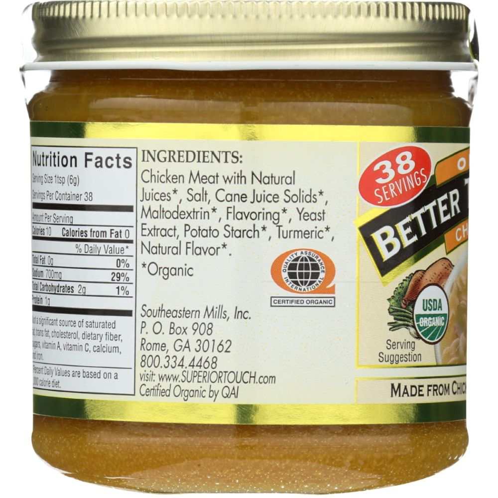 BETTER THAN BOUILLON: Organic Chicken Base, 8 oz