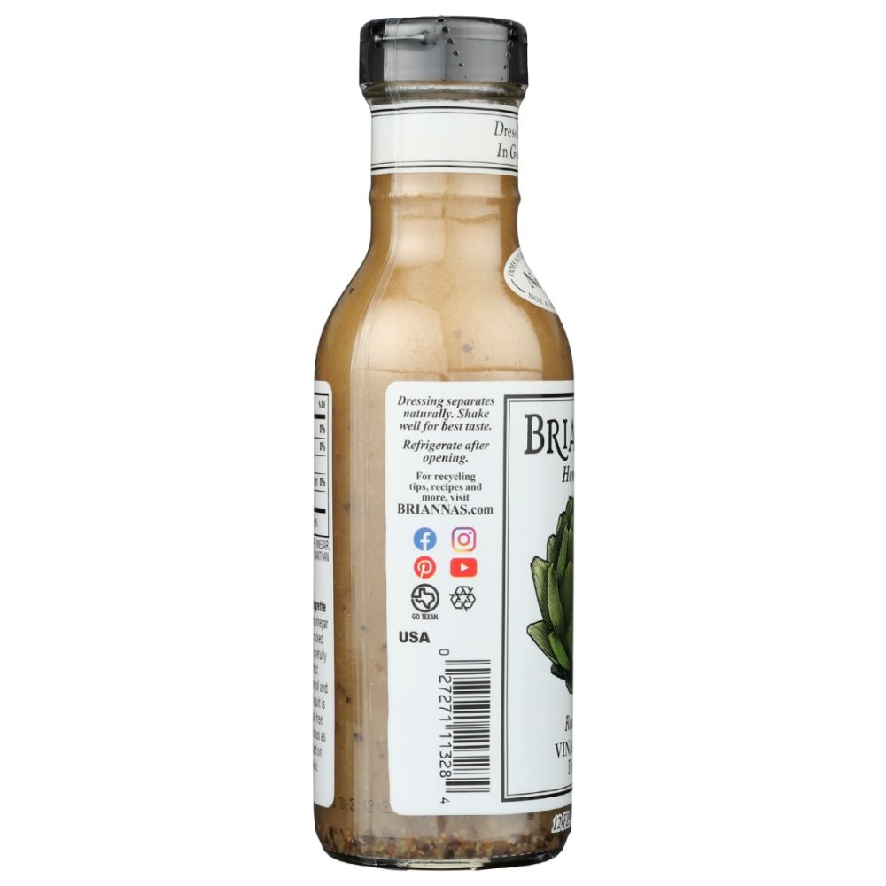 BRIANNAS: Real French Vinaigrette, 12 oz