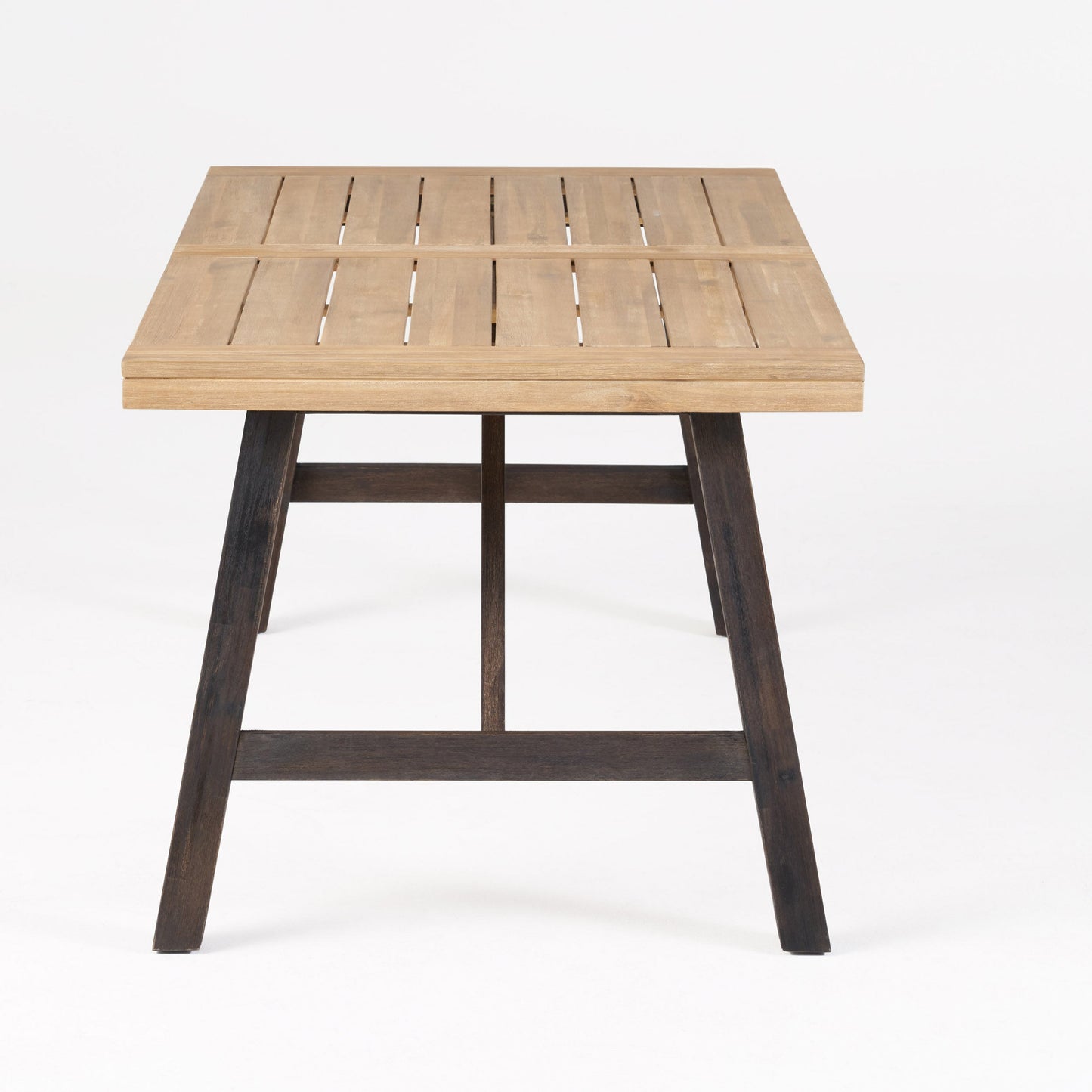 Bettina Dining Table with Slat Panel Design
