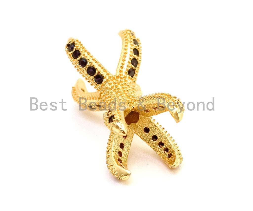 Black CZ Micro Pave Eagle Claw Connector Beads, Game Of Thrones Jewelry, Bracelet Charm, Dragon claw, 10x24mm, sku#G162