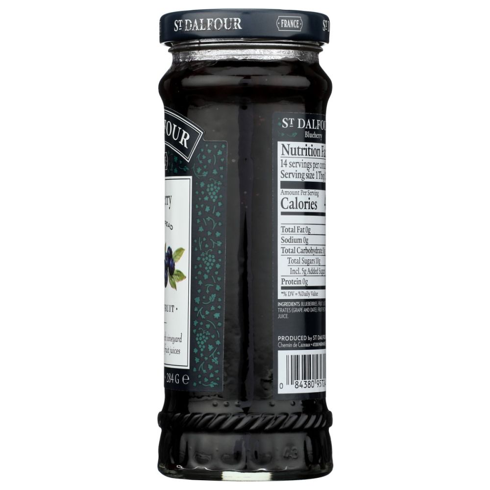 ST DALFOUR: Blueberry Fruit Spread, 10 oz