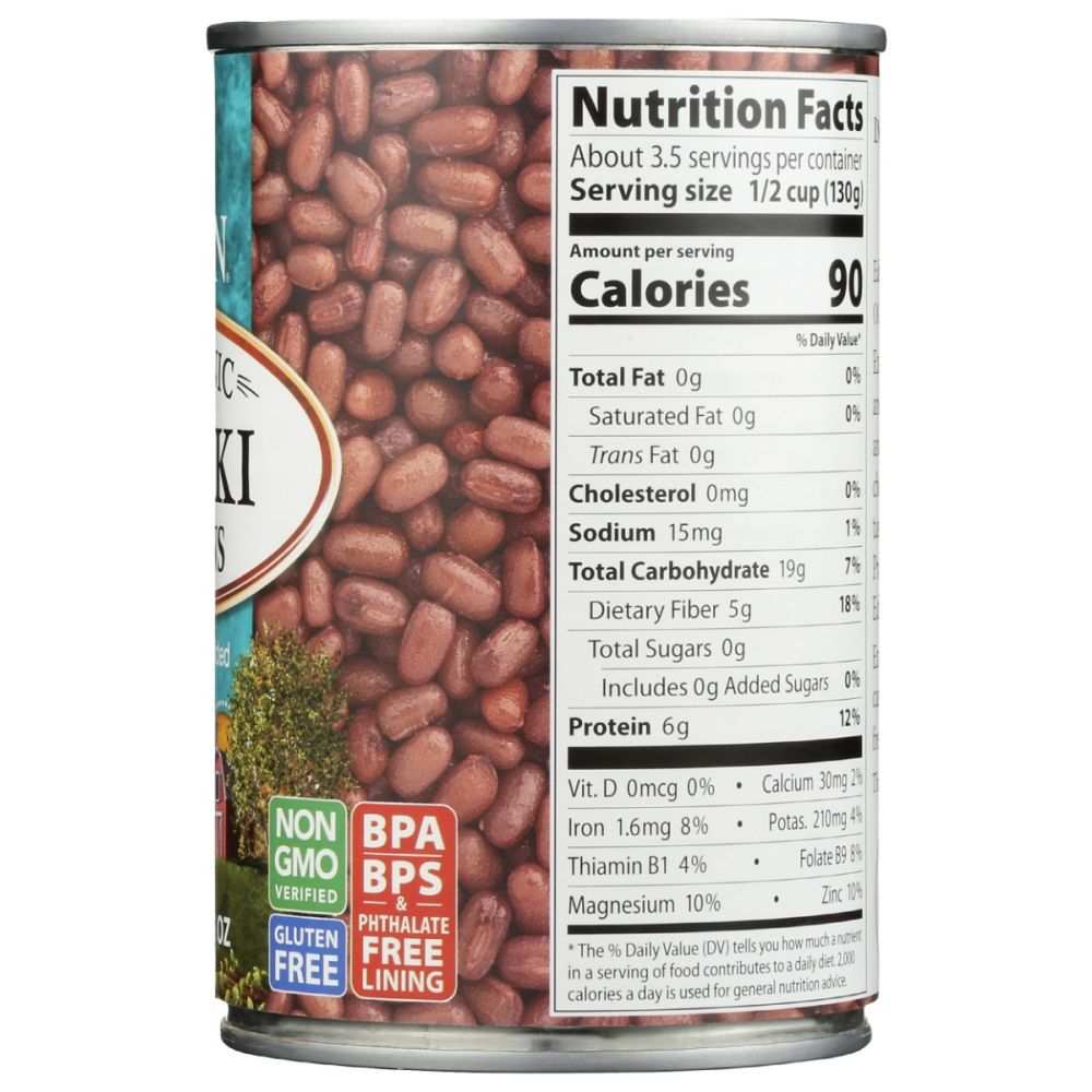 EDEN FOODS: Organic Aduki Beans, 15 oz
